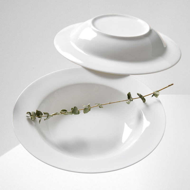 Ceramic household deep tray