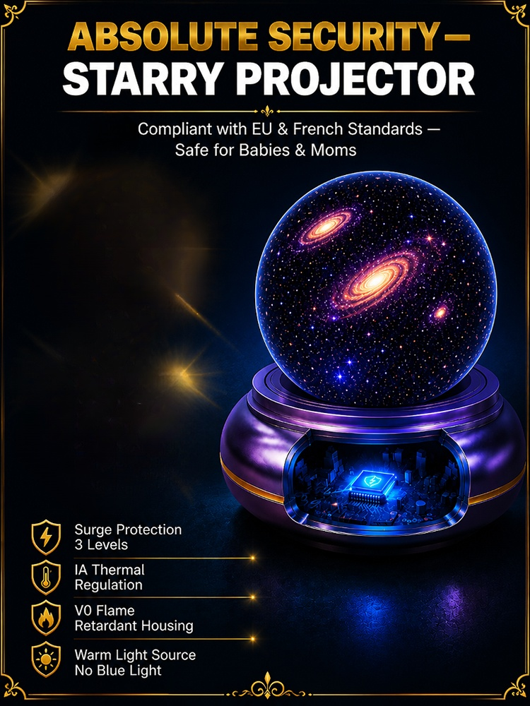 4K Ultra HD Holographic Floating Aurora Star Projector