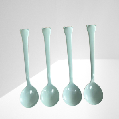 New style spoon high value cartoon cute long handle soup spoon rice spoon dessert spoon tableware