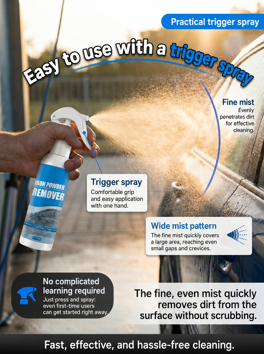 Rust Removal Cleaning Spray Set! Just Spray & Wipe Away Rust, Buy 1, Get 1 Free + Free Ship! 