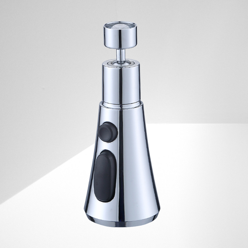 Kitchen faucet universal pressurization three speed blade 360 degree rotation