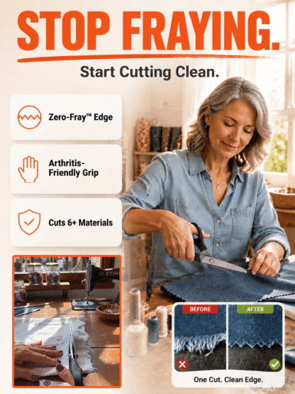 【Automatic Edge Sealing】Multifunctional Pinking Shears | No Fraying | 50% Off Today
