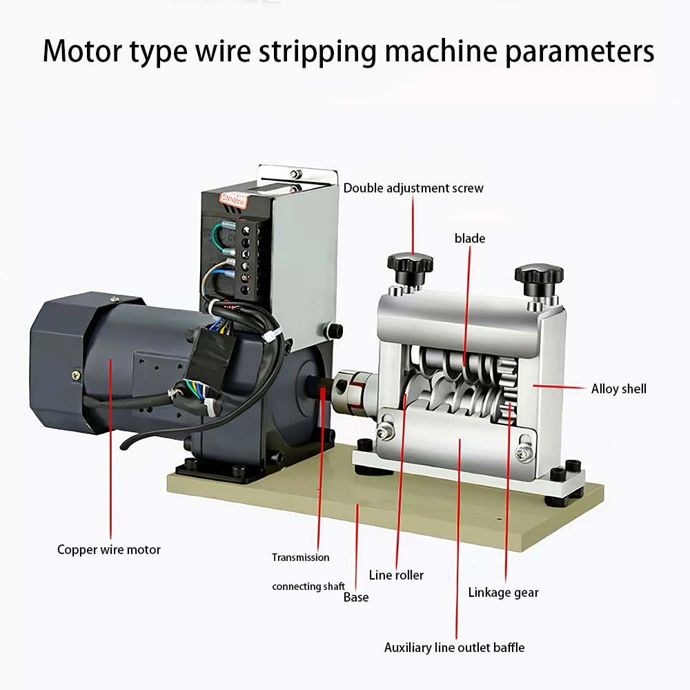 Automatic small electric wire stripping machine