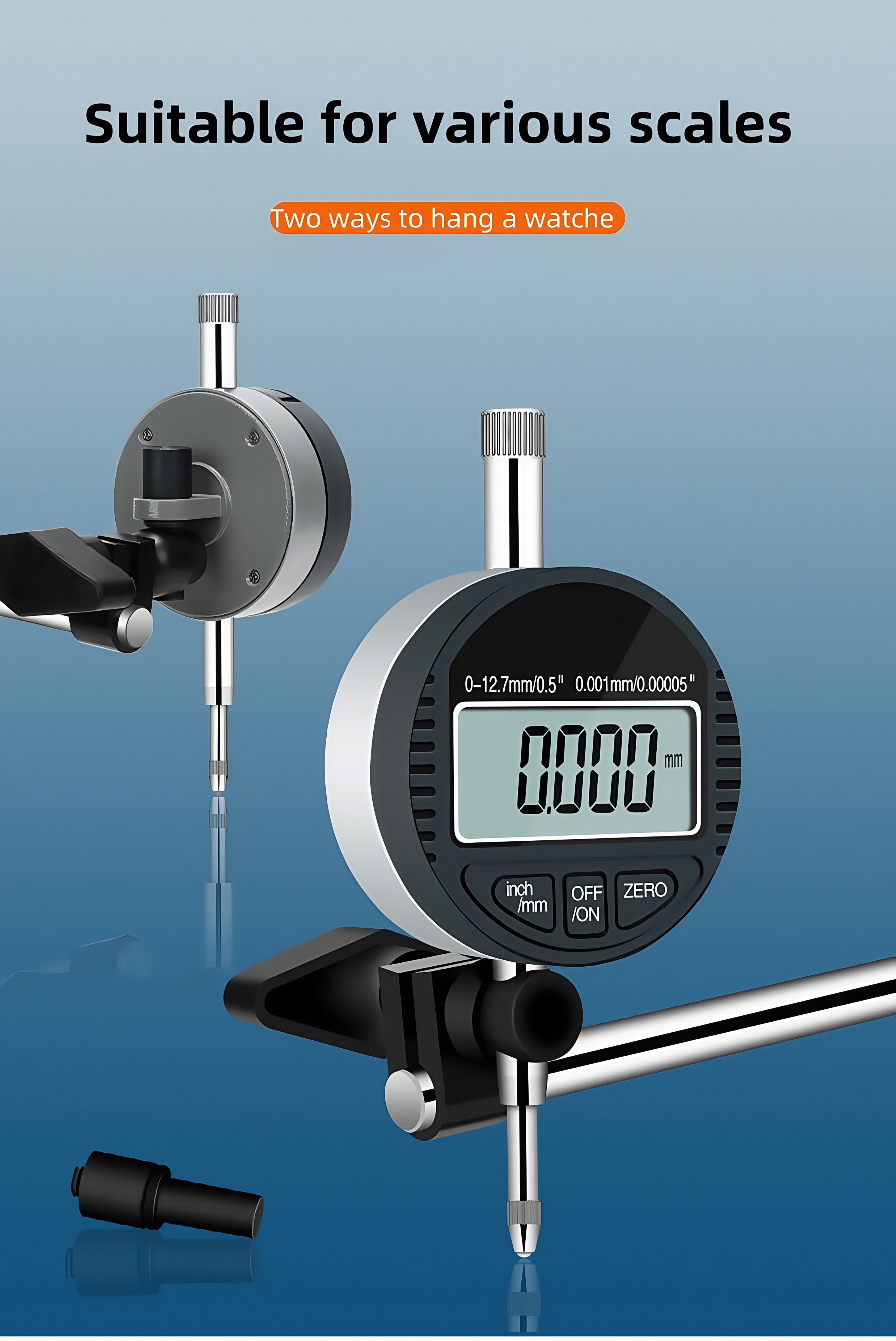 Universal magnetic base set