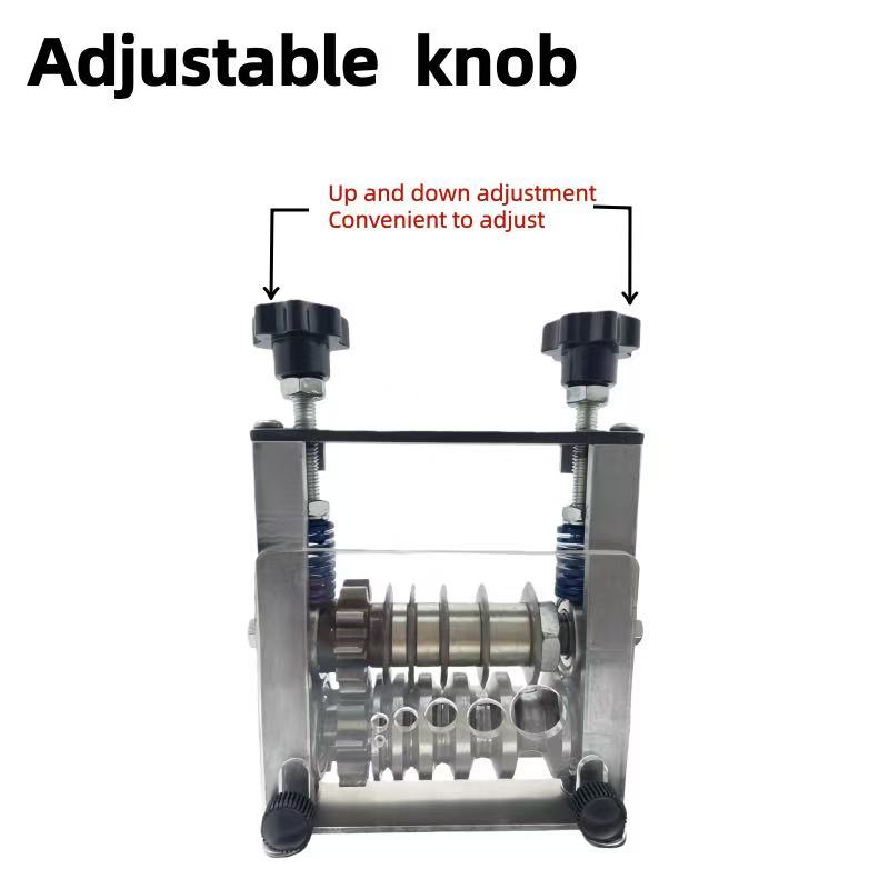 Electric wire stripping machine