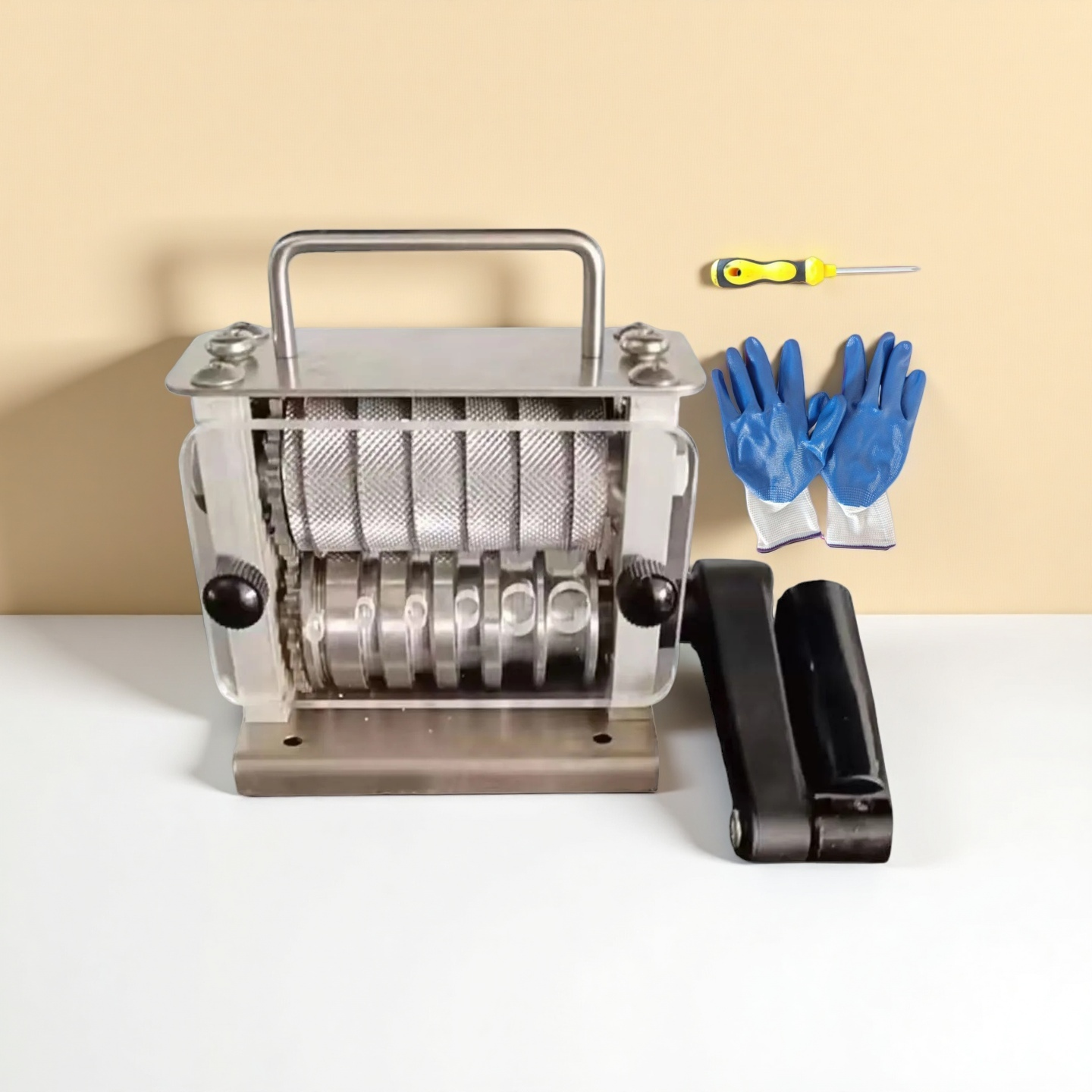 Manual small electric wire stripping machine