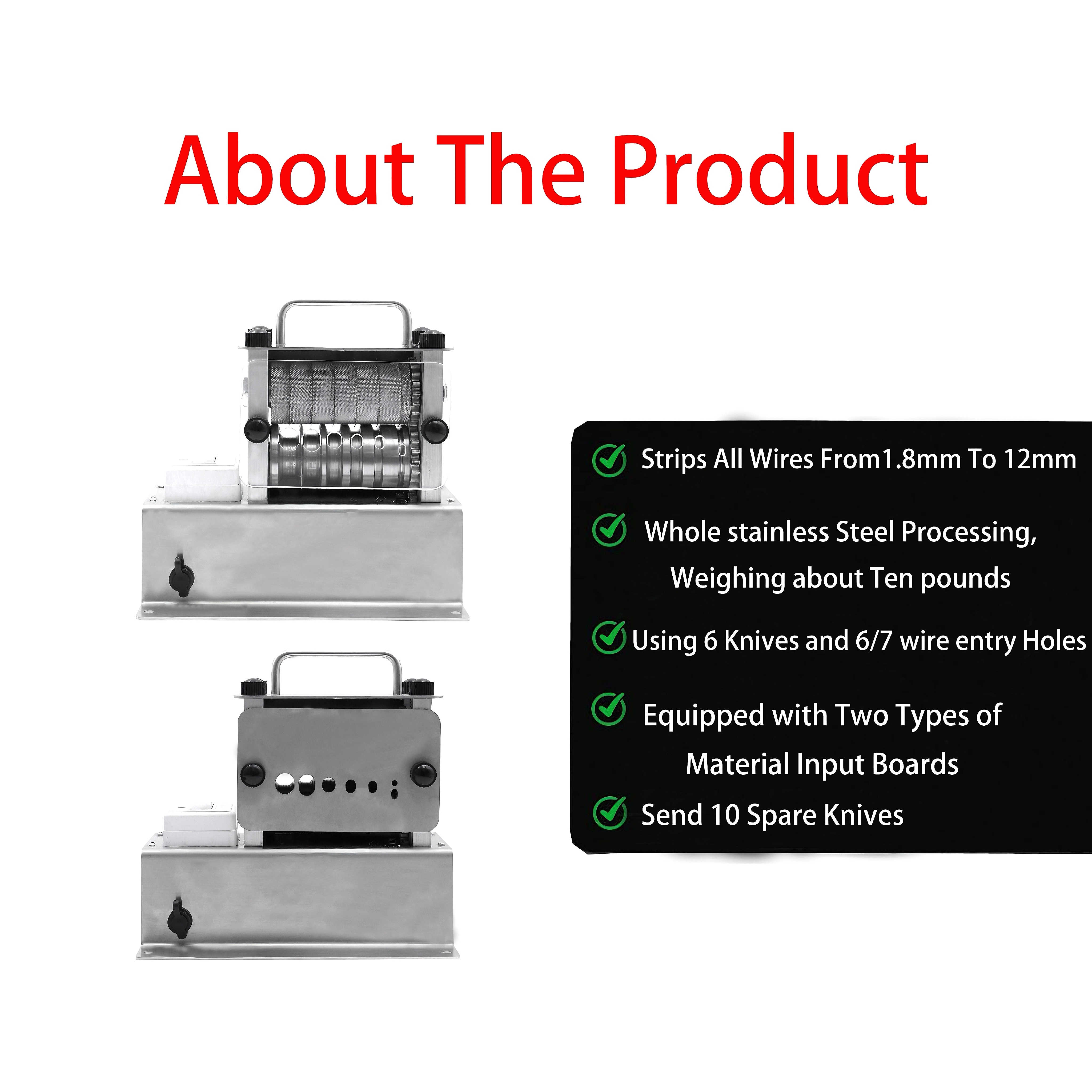 Automatic small electric wire stripping machine