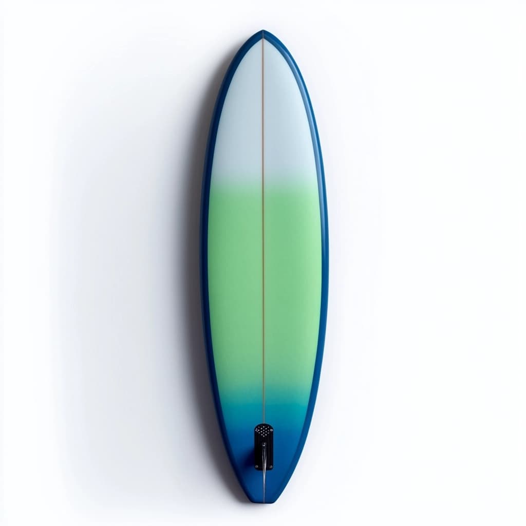 Tabla de surf 6 pies funcional multicolor fiberglass para mar