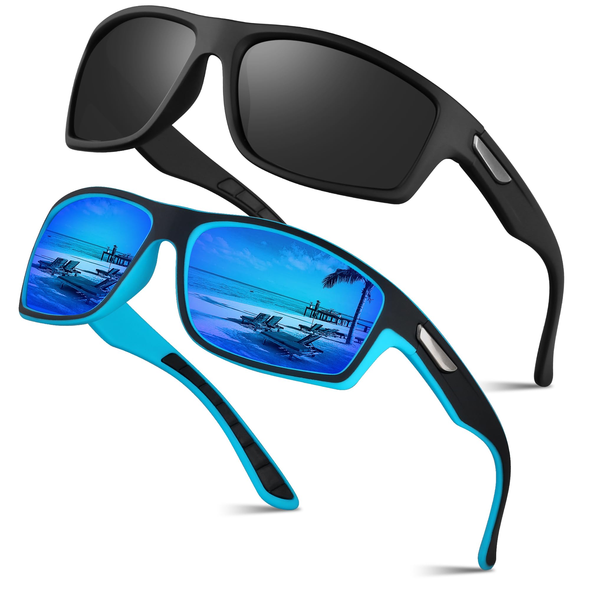 Gafas de sol hombre Gafas de sol Deportivas polarizadas para hombre mujer Protección UV400 Golf Ciclismo Pesca Running Deporte