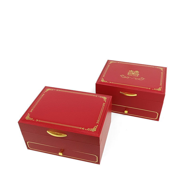 RED double layer storage box