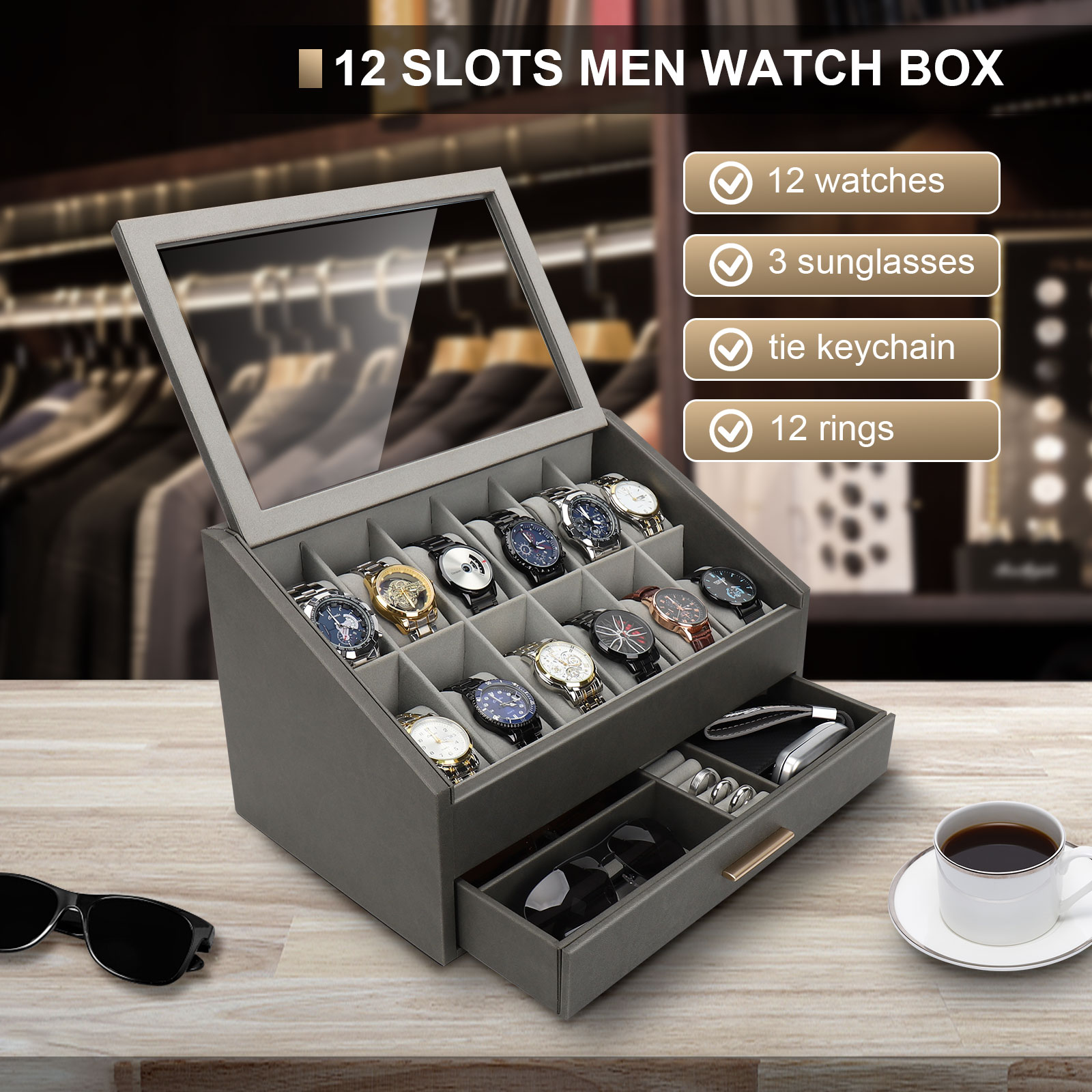  Multi-layer Watch Storage Box