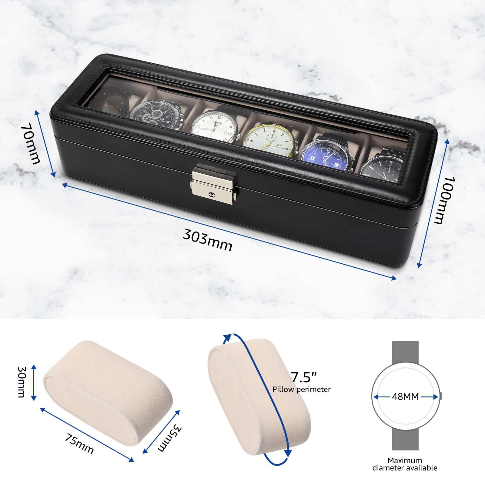 Long Strip-shaped Watch Box-Junchi Packaging 