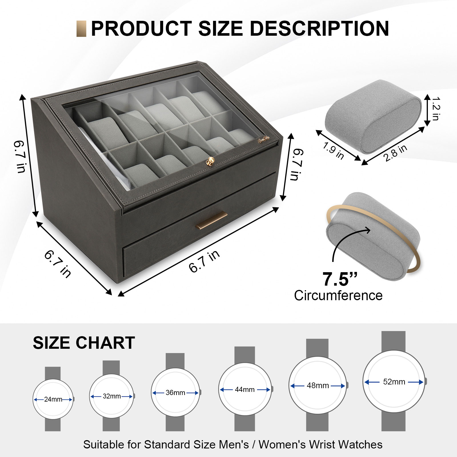  Multi-layer Watch Storage Box