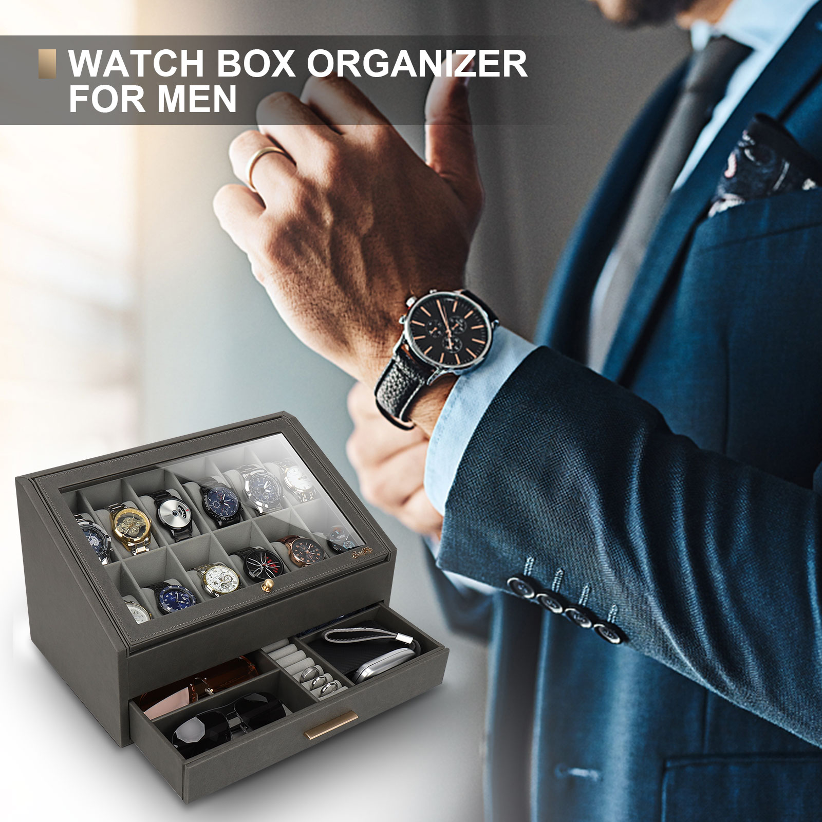 Multi-layer Watch Storage Box