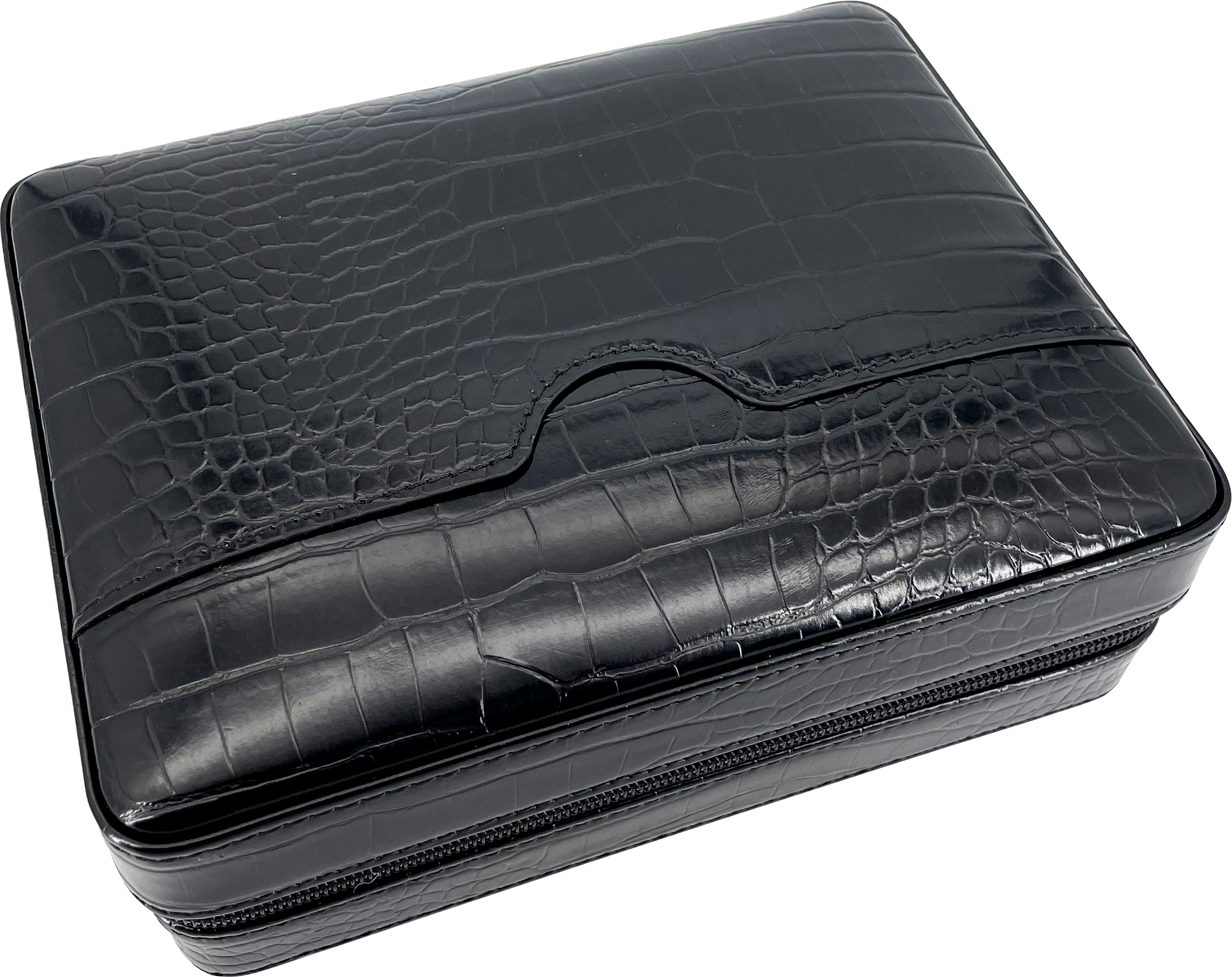 Black textured cigar box