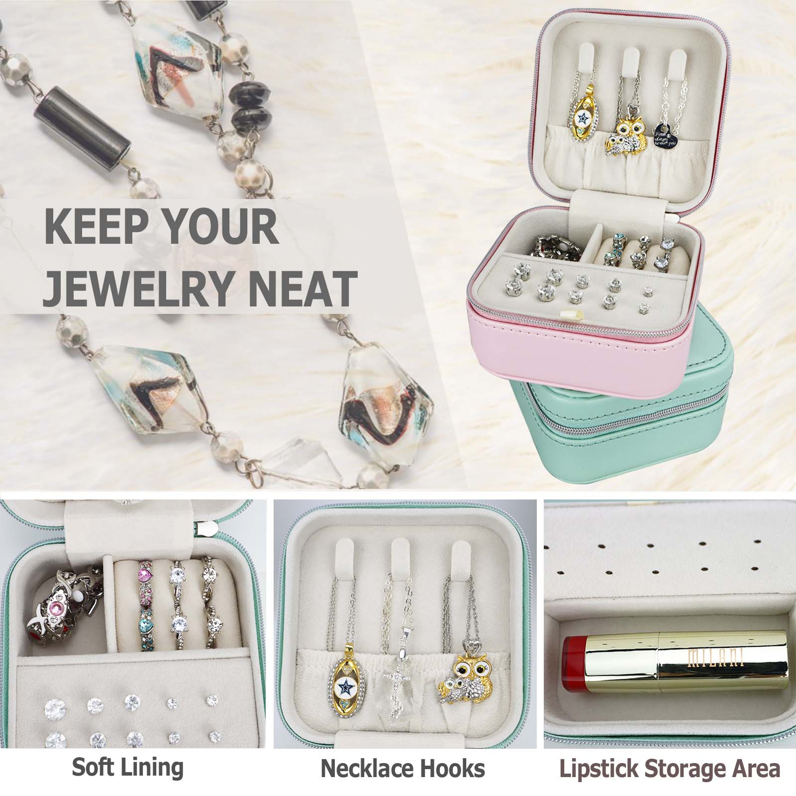 Green/Pink Storage Box