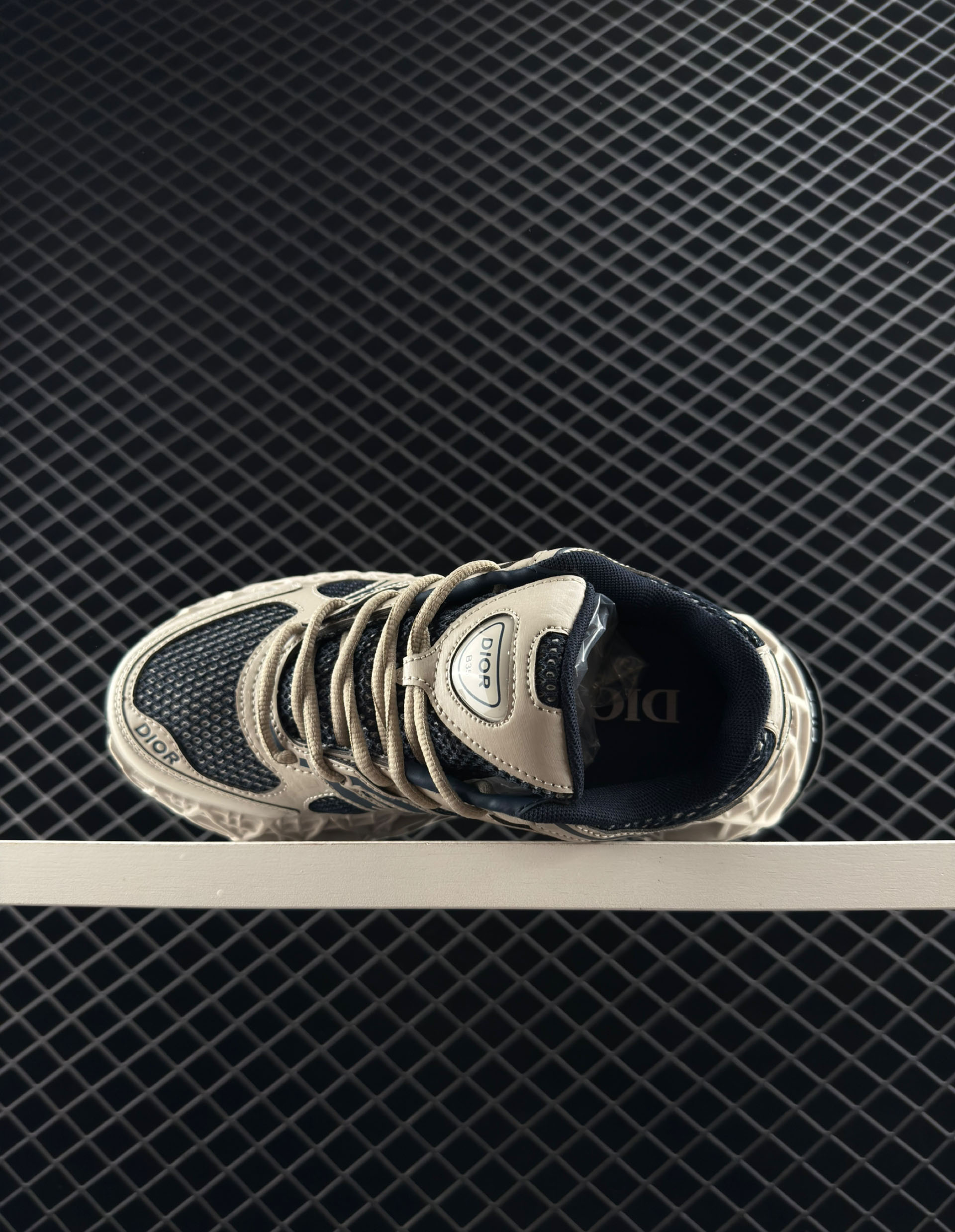 DIOR B35 Round Toe Lace-up Low-top Lifestyle Shoes
