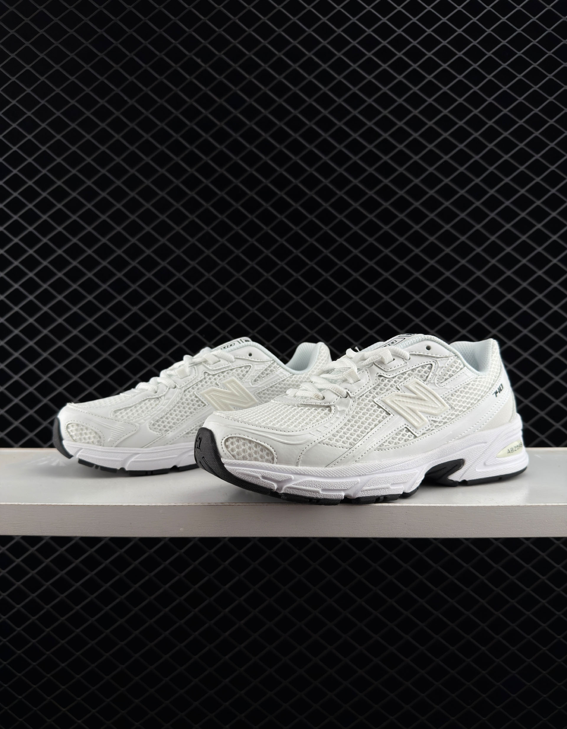 New Balance White Classic Sneakers