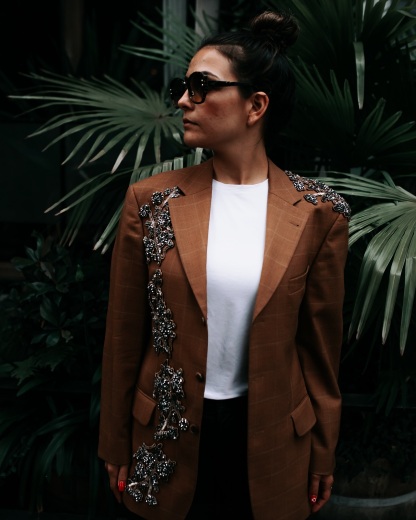 Stunning embellished blazer