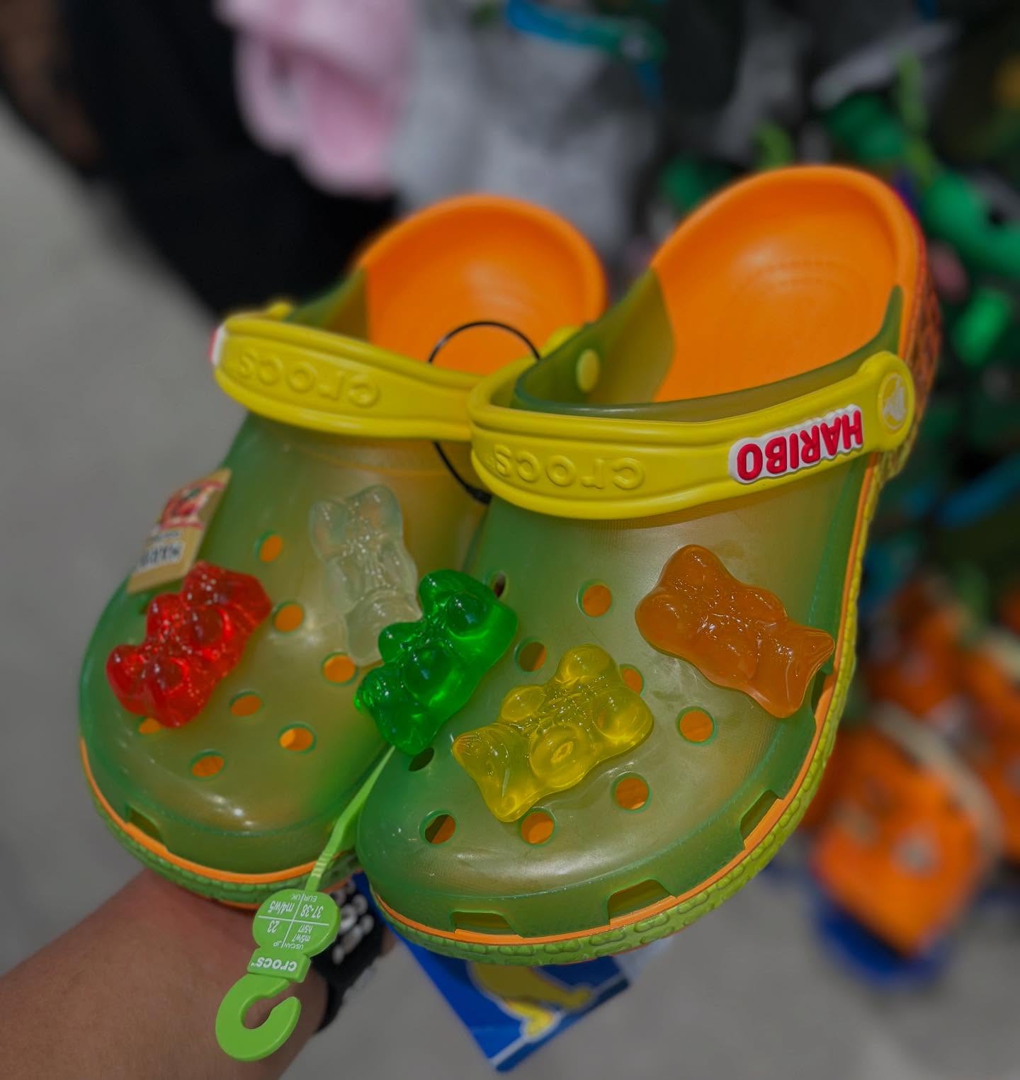 Gummy bear clogs