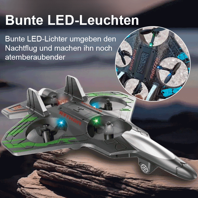 ✨ 【Ein-Knopf-Start und -Landung】Ferngesteuertes vierachsiges Langstrecken-Schaumstoffflugzeug✨