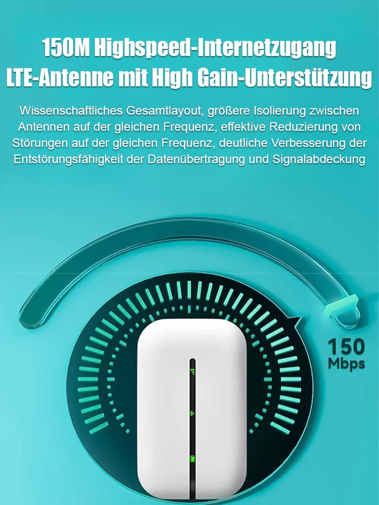 Tragbares WLAN----Unbegrenzter Internetzugang überall auf der Welt