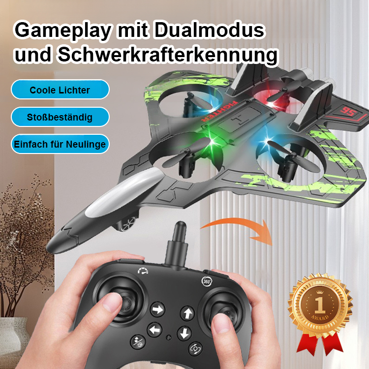 ✨ 【Ein-Knopf-Start und -Landung】Ferngesteuertes vierachsiges Langstrecken-Schaumstoffflugzeug✨