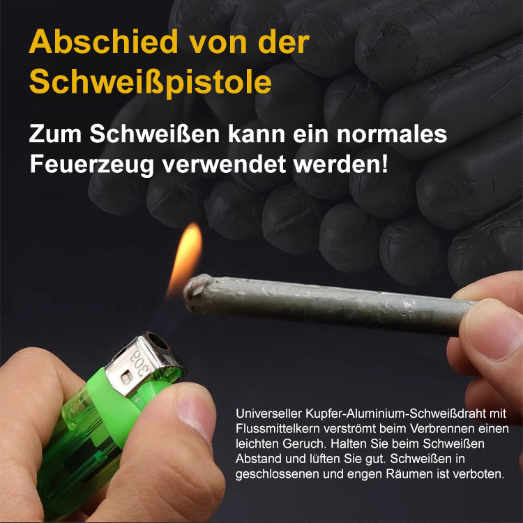 🔥 Einfach anzünden – und LOSREPARIEREN – Universelle Reparaturschweißstäbe für niedrige Temperaturen