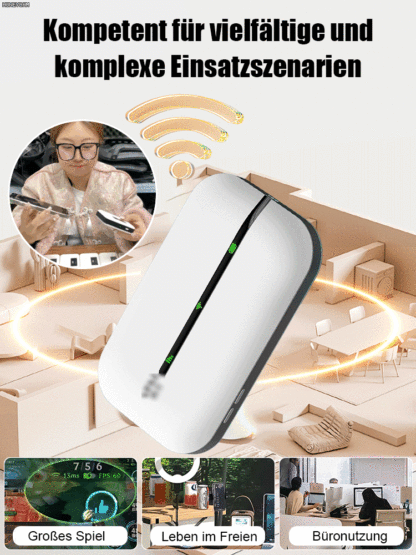 Tragbares WLAN----Unbegrenzter Internetzugang überall auf der Welt