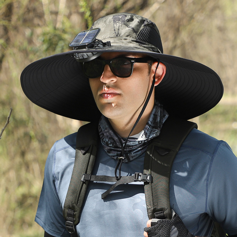 Solar Powered Fan Hat