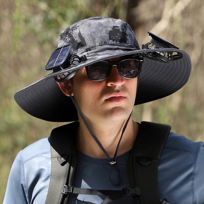 Solar Powered Fan Hat