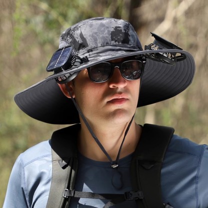 Solar Powered Fan Hat