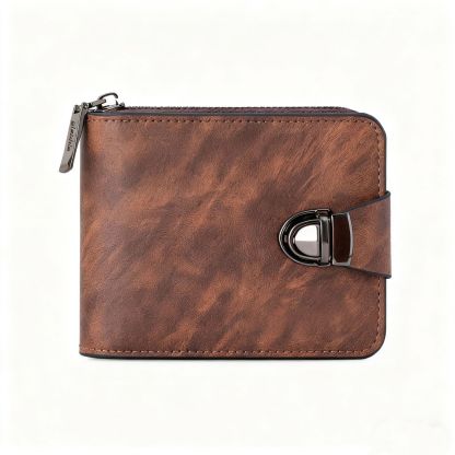 🍂Men's Vintage Compact Zipper Wallet