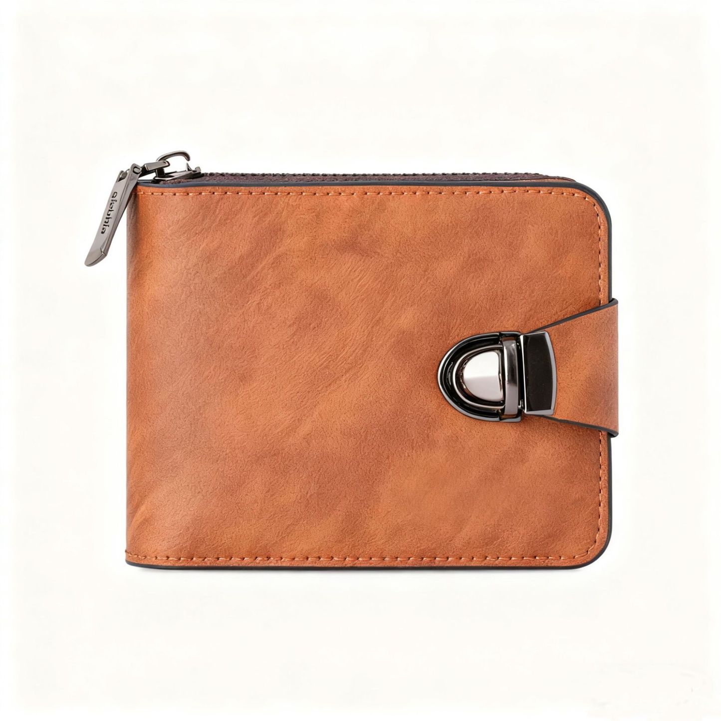 Men's Vintage Compact Zipper Wallet