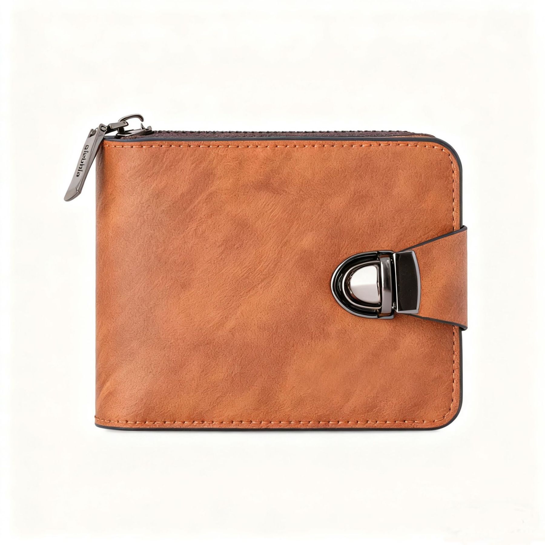 Men's Vintage Compact Zipper Wallet