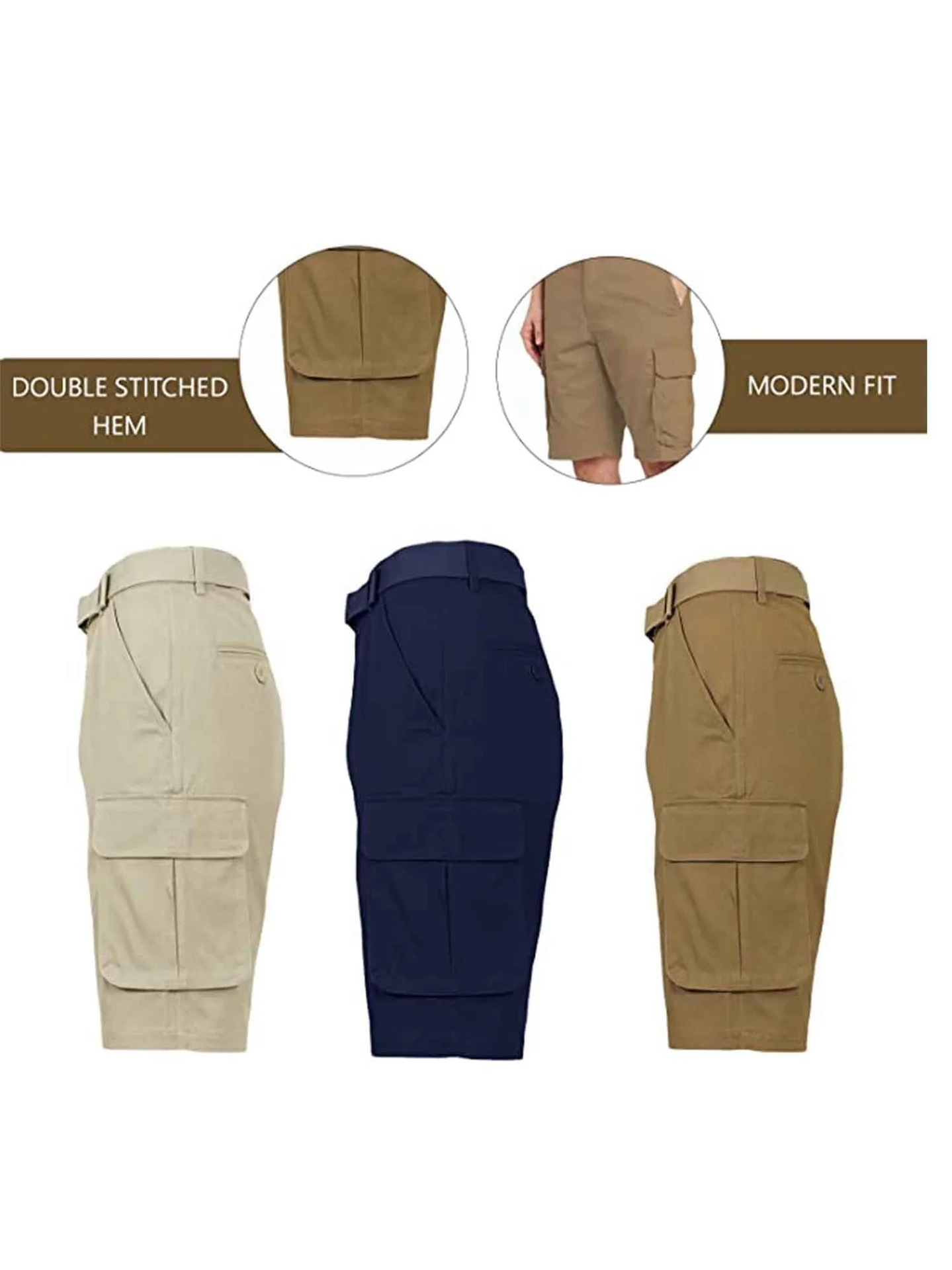 Ultra Stretch Breathable Casual Shorts (Free Belt Included)