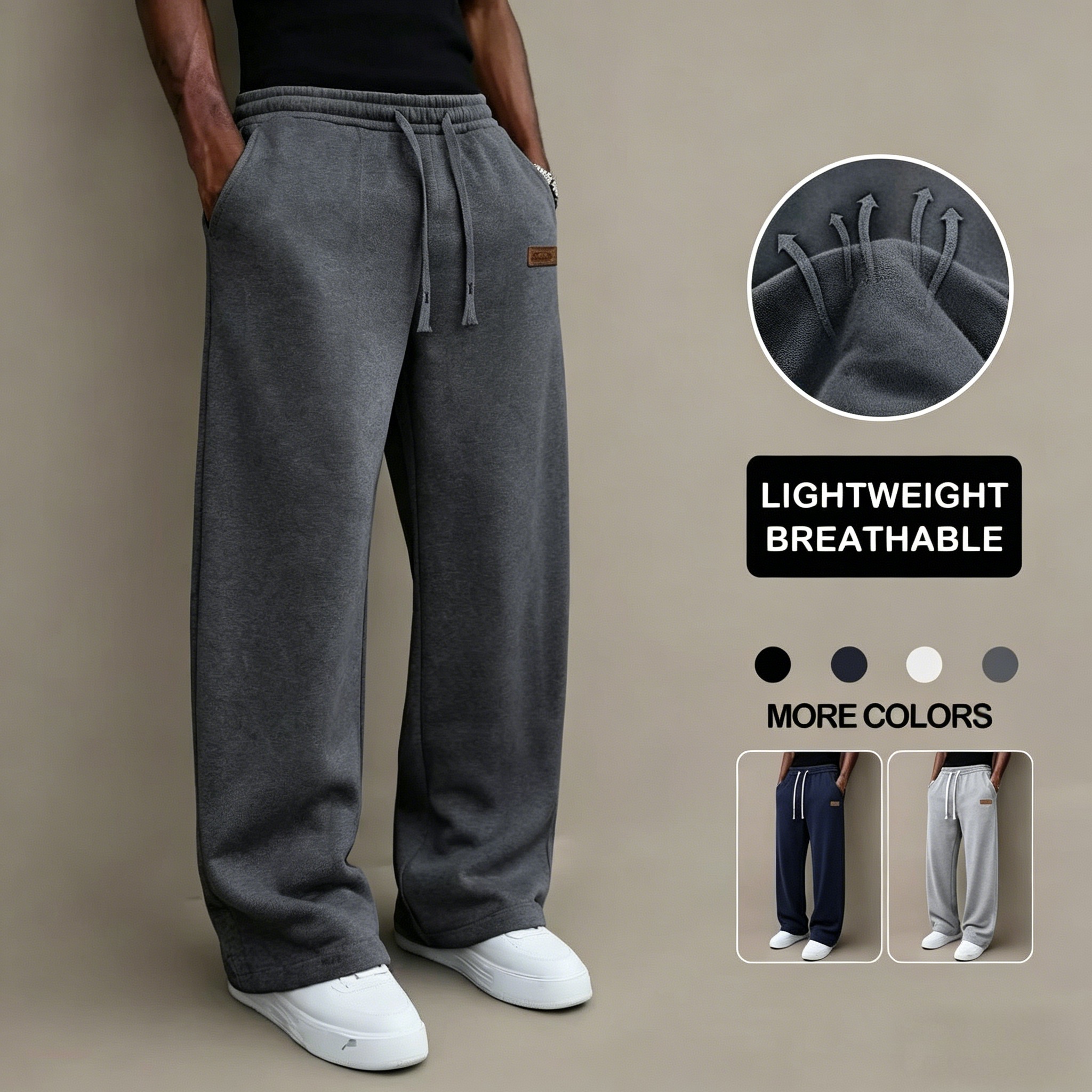Ultra‑Comfort Men’s Loose Casual Pants