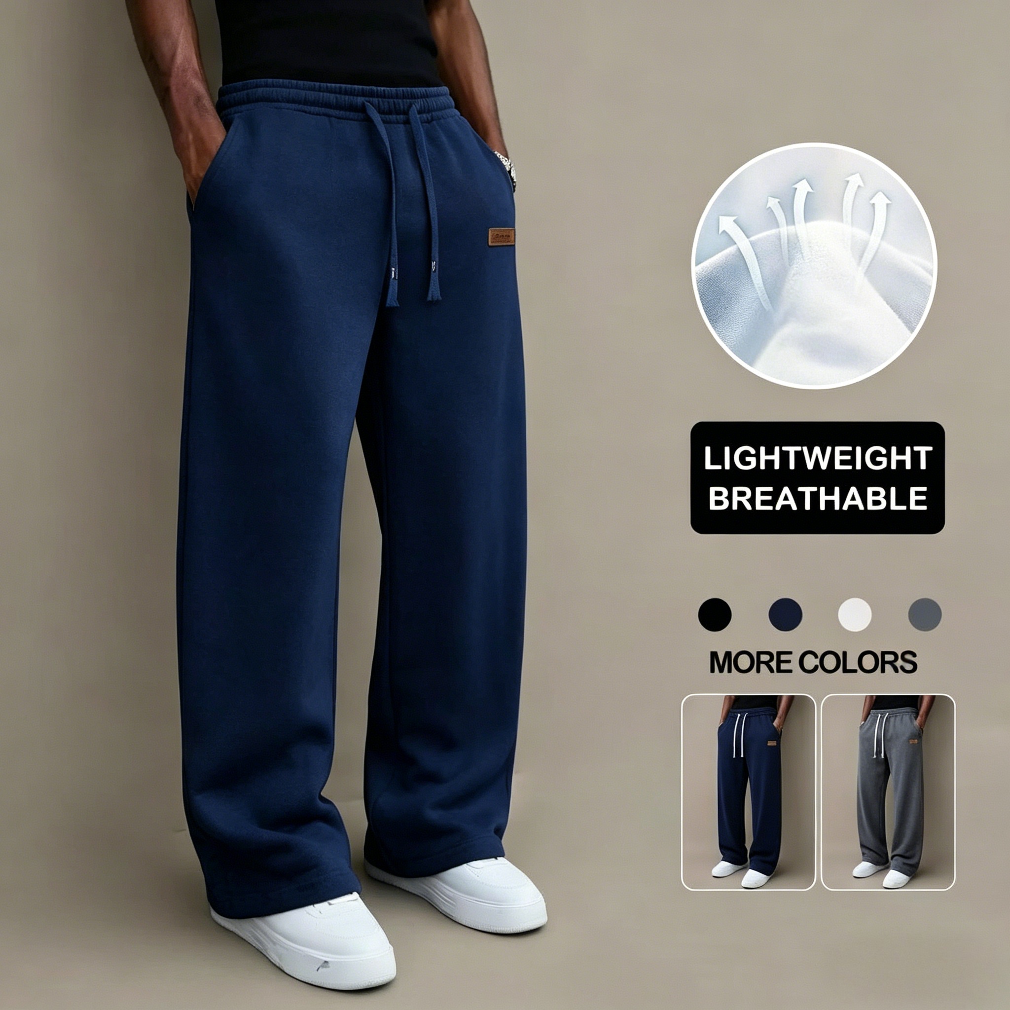 Ultra‑Comfort Men’s Loose Casual Pants