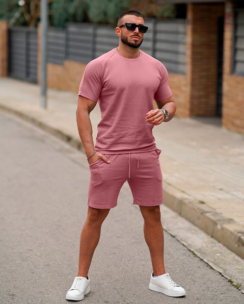 Men’s Short Sleeve & Shorts Set