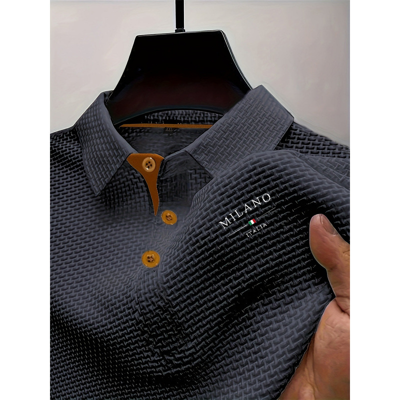Summer Basic Loose Lapel Polo Shirt
