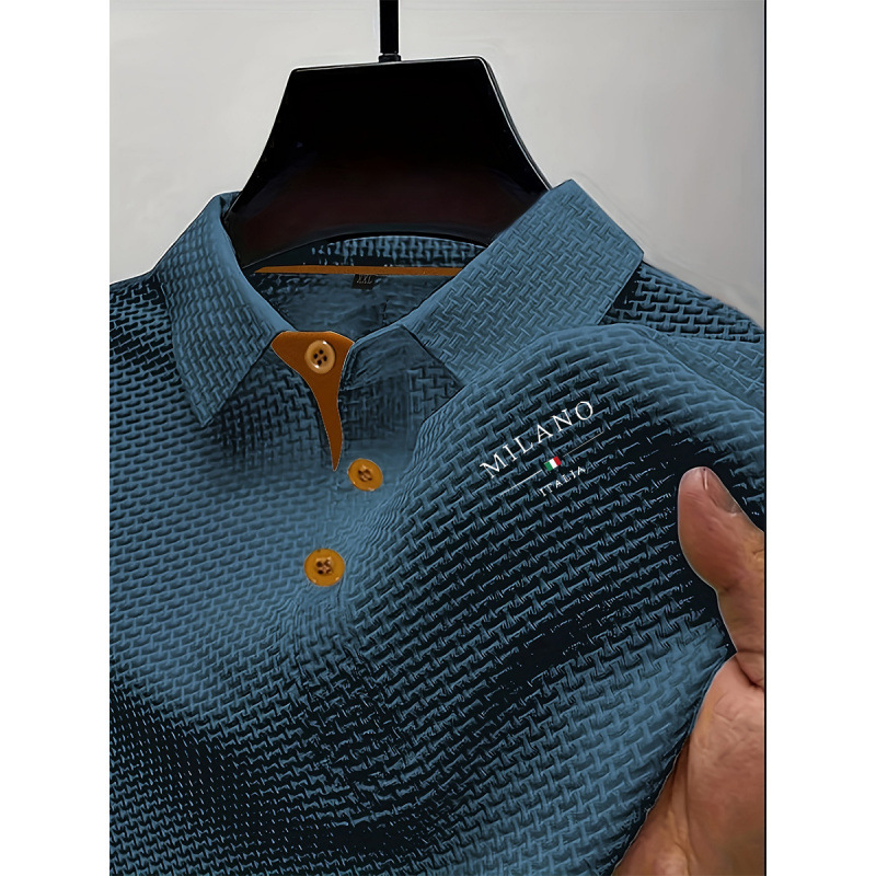 Summer Basic Loose Lapel Polo Shirt