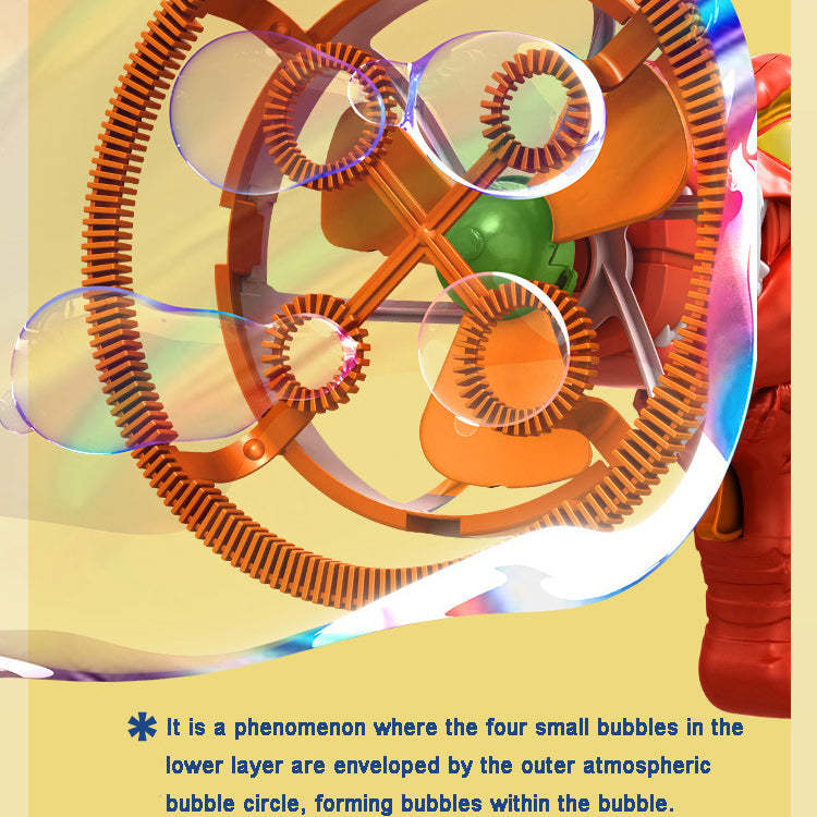 Dinosaur Bubble Machine Children's Electric Fan Bubble Gun Toy