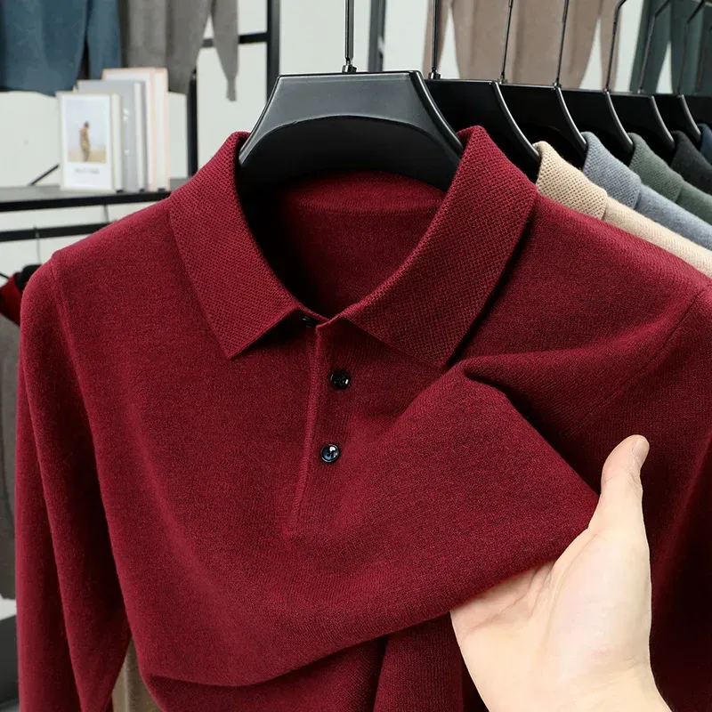 Men's business casual high-end cashmere sweater