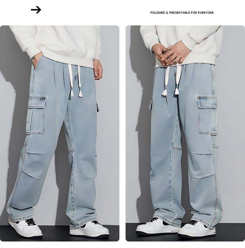 Men's Straight-Leg Casual Jeans