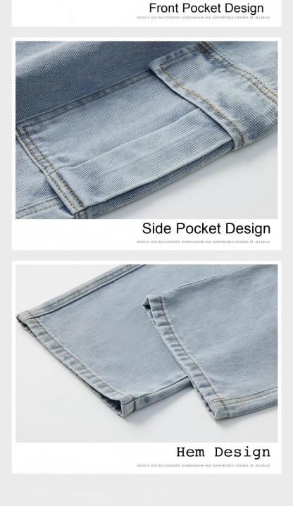 Men's Straight-Leg Casual Jeans