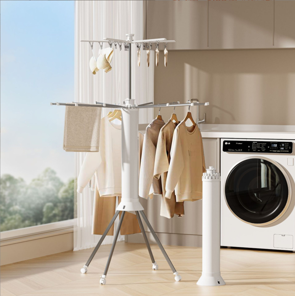 Double Layer Compact Clothes Drying Rack