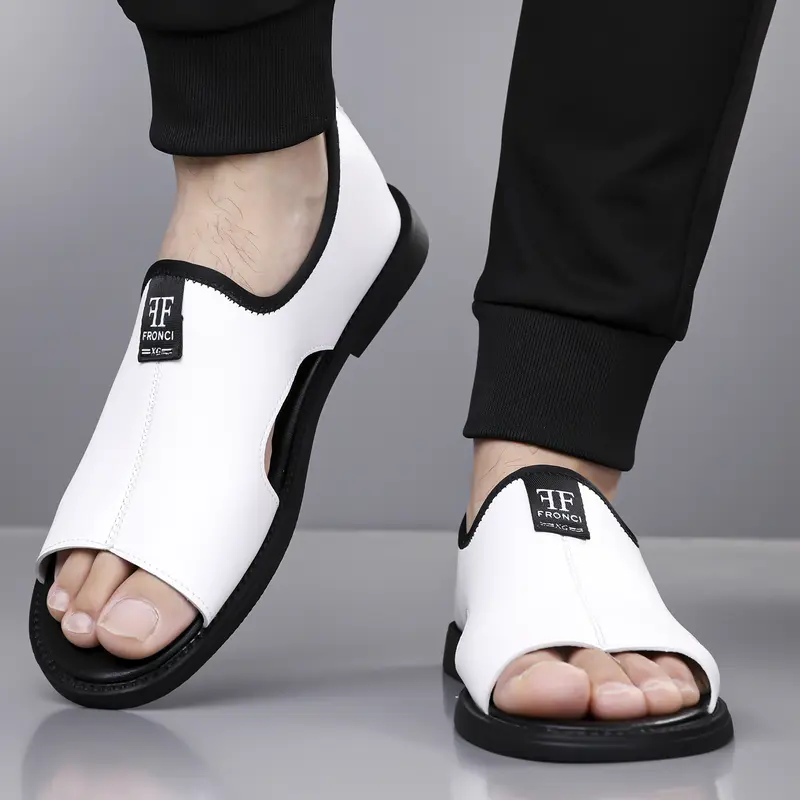 🔥Men’s Non-Slip Breathable Leather Sandals🏖️
