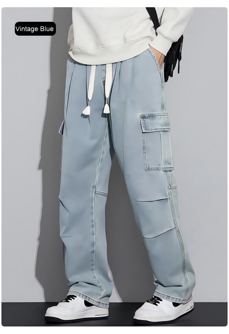 Men's Straight-Leg Casual Jeans