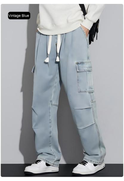 Men's Straight-Leg Casual Jeans