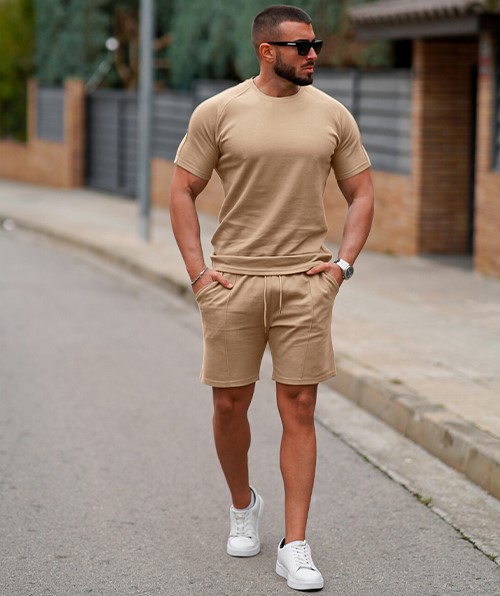 Men’s Short Sleeve & Shorts Set